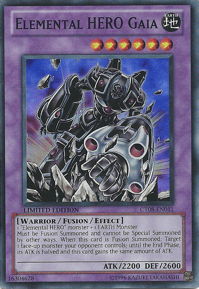 Elemental Hero Gaia [CT08-EN011] Super Rare - Josh's Cards