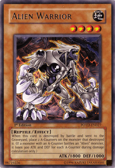 Alien Warrior [POTD-EN027] Rare - Josh's Cards