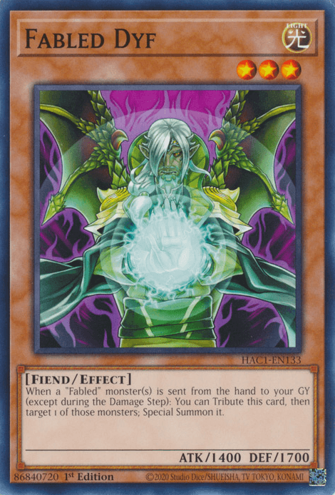 Fabled Dyf [HAC1-EN133] Common - Josh's Cards