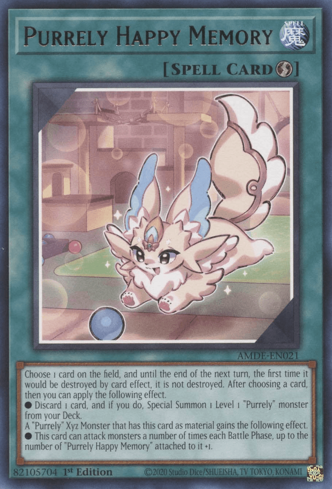 Purrely Happy Memory [AMDE-EN021] Rare - Josh's Cards