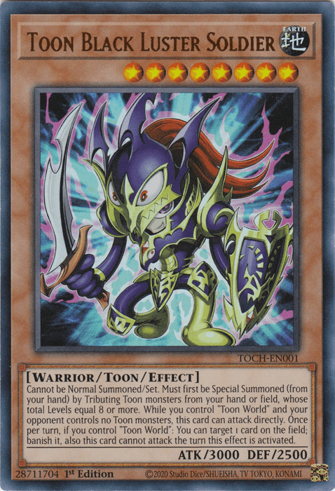 Toon Black Luster Soldier [TOCH-EN001] Ultra Rare - Josh's Cards