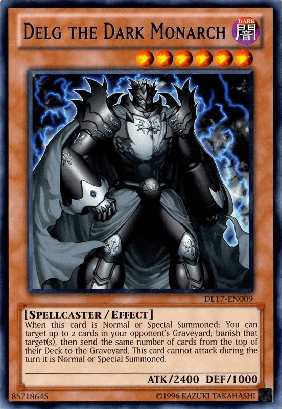 Delg the Dark Monarch (Purple) [DL17-EN009] Rare - Josh's Cards