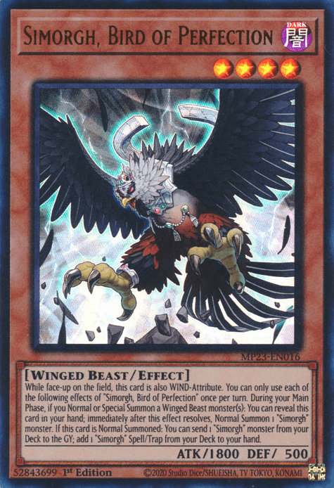 Simorgh, Bird of Perfection [MP23-EN016] Ultra Rare - Josh's Cards