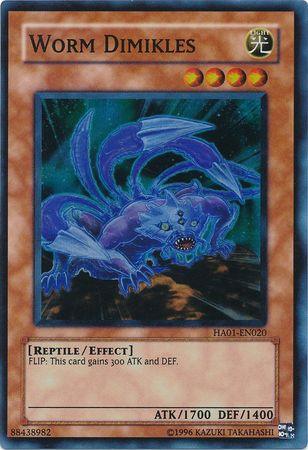 Worm Dimikles [HA01-EN020] Super Rare - Josh's Cards