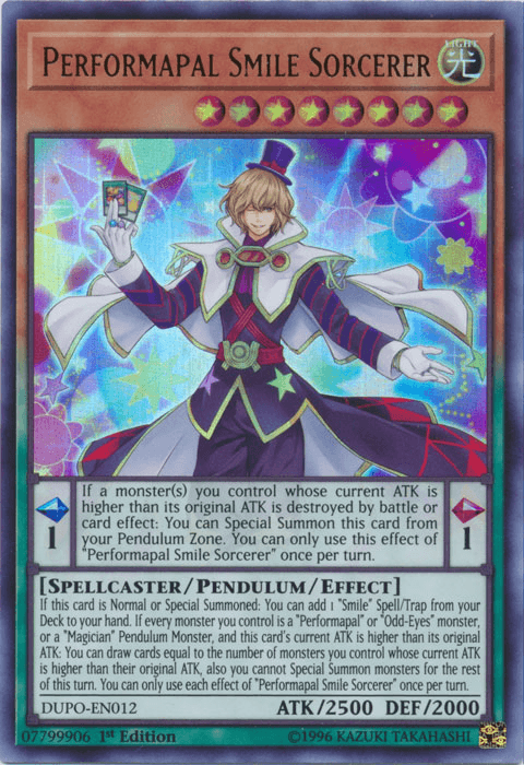 Performapal Smile Sorcerer [DUPO-EN012] Ultra Rare - Josh's Cards