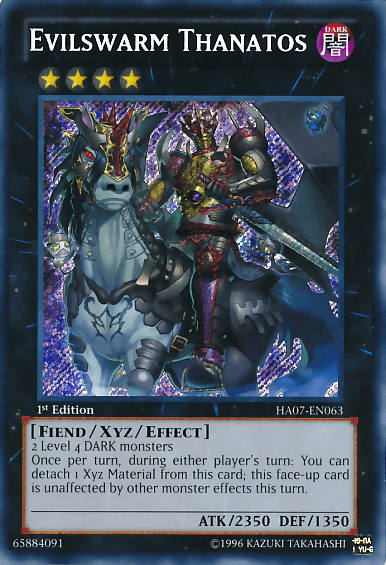 Evilswarm Thanatos [HA07-EN063] Secret Rare - Josh's Cards