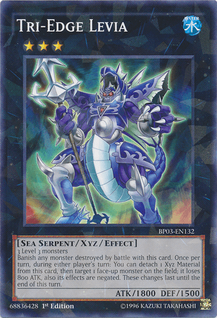 Tri-Edge Levia [BP03-EN132] Shatterfoil Rare - Josh's Cards