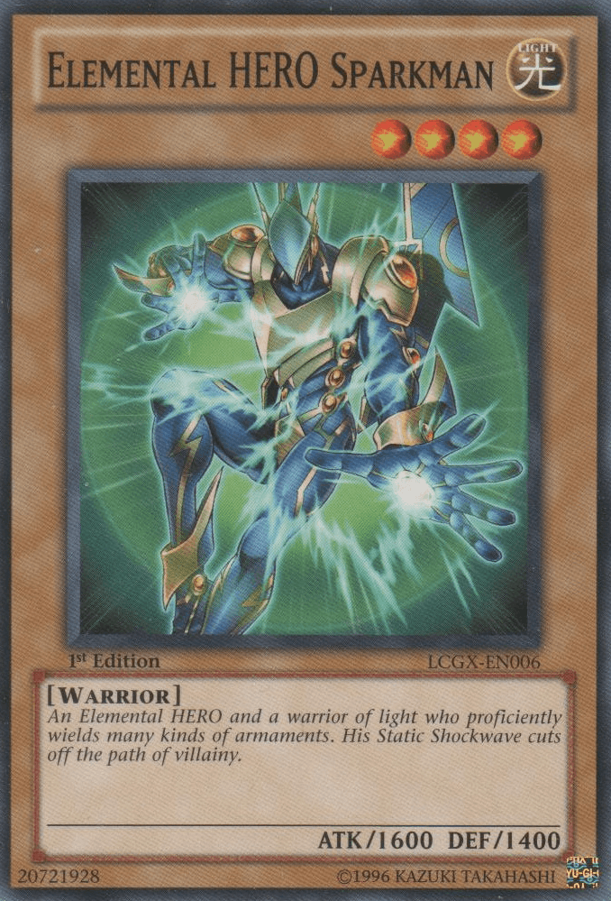 Elemental HERO Sparkman [LCGX-EN006] Common - Josh's Cards