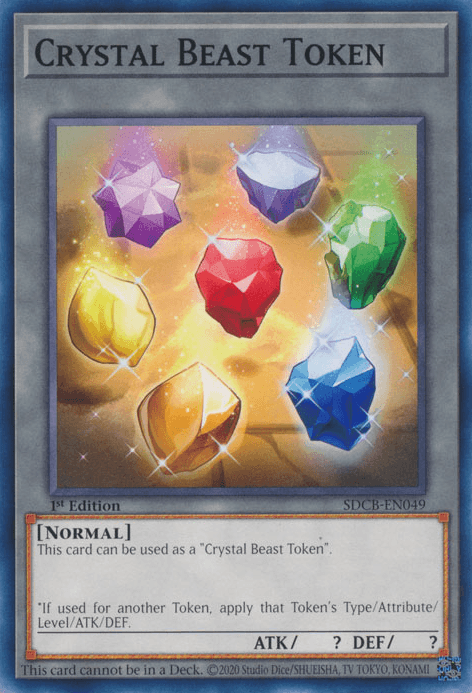 Crystal Beast Token [SDCB-EN049] Common - Josh's Cards