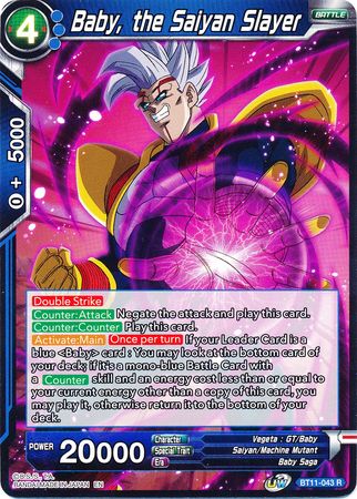 Baby, the Saiyan Slayer (BT11-043) [Vermilion Bloodline 2nd Edition] Parallel Foil