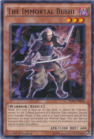 The Immortal Bushi [BP03-EN036] Shatterfoil Rare - Josh's Cards