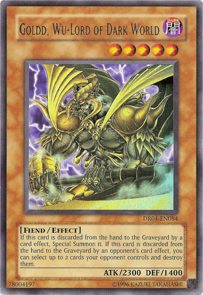 Goldd, Wu-Lord of Dark World [DR04-EN084] Ultra Rare - Josh's Cards