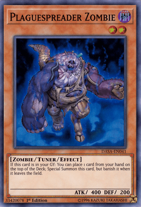 Plaguespreader Zombie [DASA-EN041] Super Rare - Josh's Cards