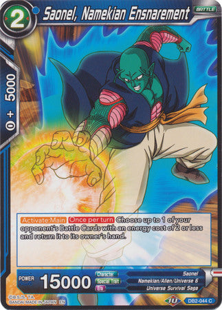 Saonel, Namekian Ensnarement (DB2-044) [Divine Multiverse] Parallel Foil