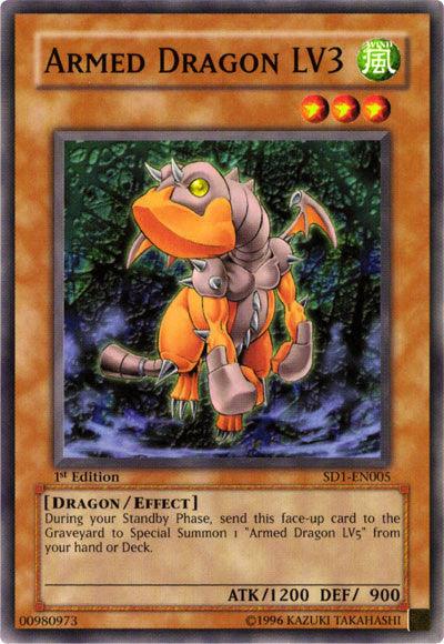 Armed Dragon LV3 [SD1-EN005] Common - Josh's Cards