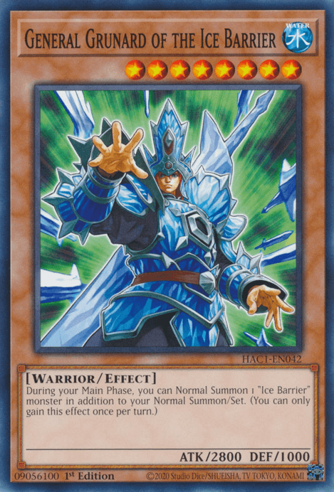 General Grunard of the Ice Barrier [HAC1-EN042] Common - Josh's Cards