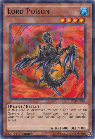 Lord Poison [BP03-EN009] Shatterfoil Rare - Josh's Cards