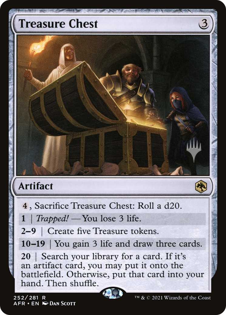 Treasure Chest (PPAFR-252P) - Adventures in the Forgotten Realms Promos Foil
