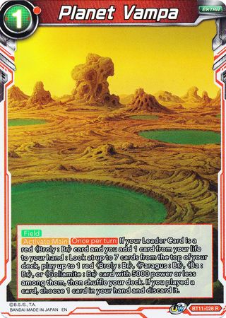 Planet Vampa (BT11-028) [Vermilion Bloodline 2nd Edition] Parallel Foil
