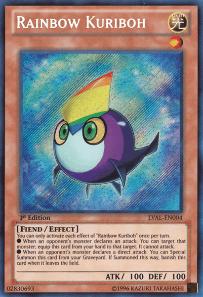 Rainbow Kuriboh [LVAL-EN004] Secret Rare - Josh's Cards