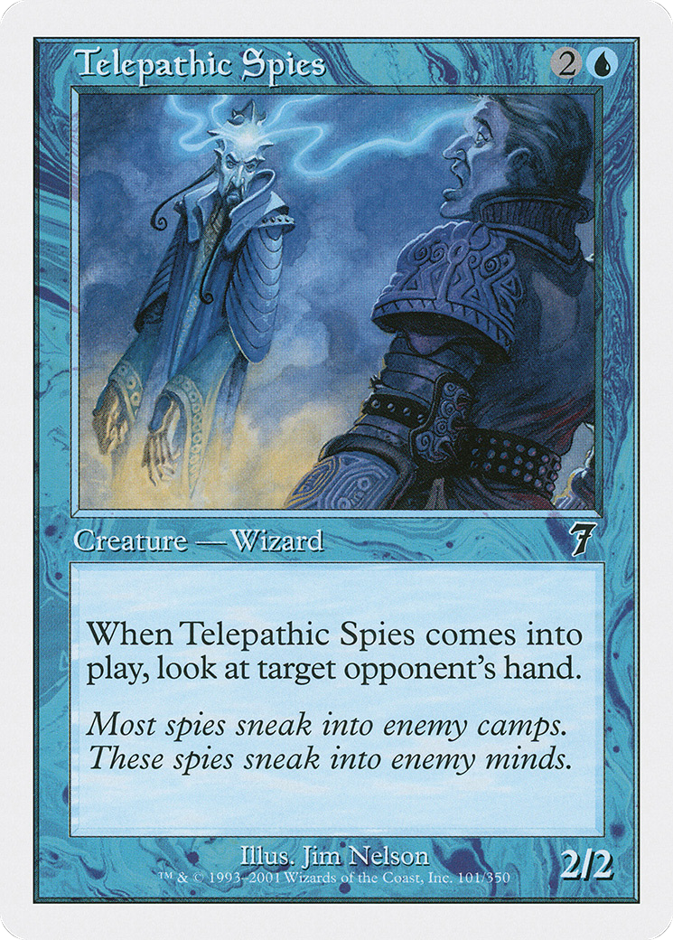 Telepathic Spies [Seventh Edition] Foil