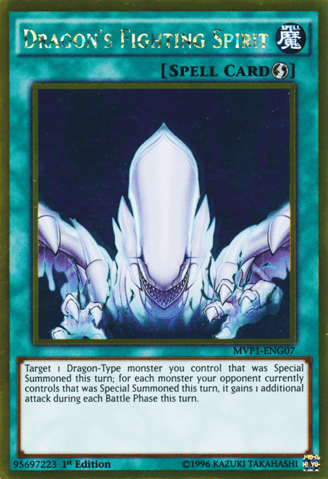 Dragon's Fighting Spirit [MVP1-ENG07] Gold Rare - Josh's Cards