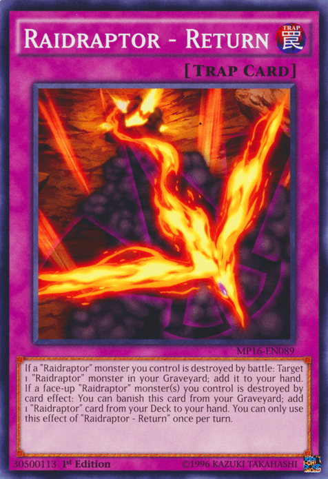 Raidraptor - Return [MP16-EN089] Common - Josh's Cards