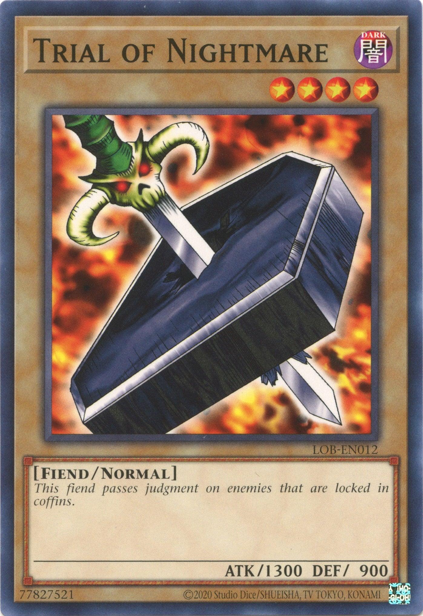 Trial of Nightmare (25th Anniversary) [LOB-EN012] Common - Josh's Cards