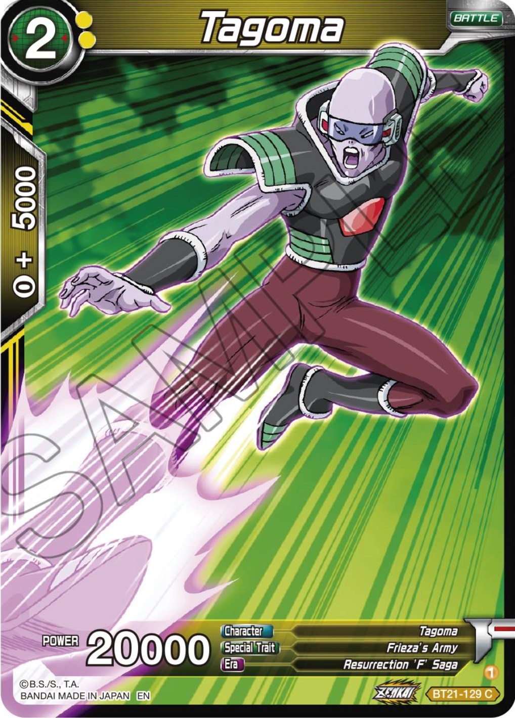 Tagoma (BT21-129) [Wild Resurgence] Parallel Foil