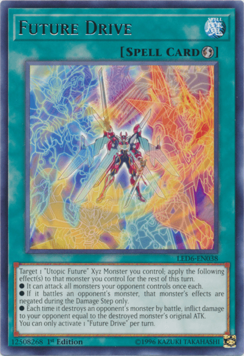 Future Drive [LED6-EN038] Rare - Josh's Cards