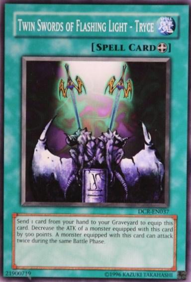 Twin Swords of Flashing Light - Tryce [DCR-EN037] Common - Josh's Cards
