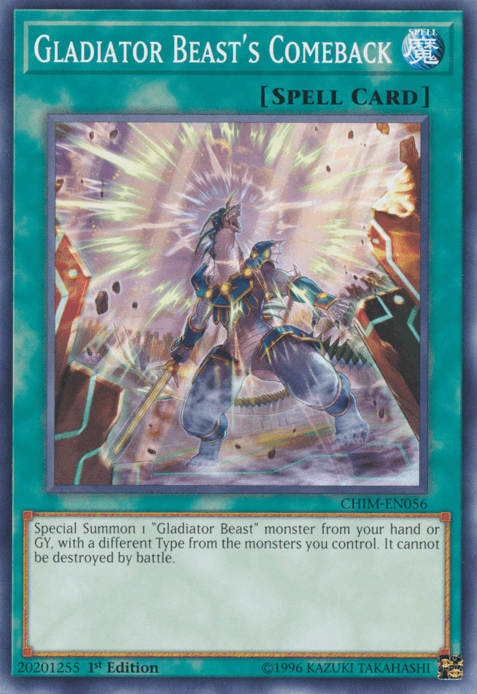 Gladiator Beast's Comeback [CHIM-EN056] Common - Josh's Cards
