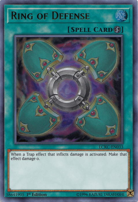 Ring of Defense [LCKC-EN033] Ultra Rare - Josh's Cards