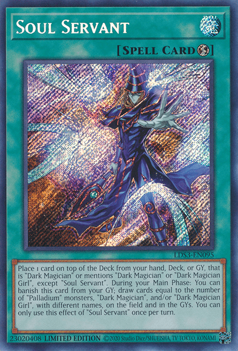 Soul Servant [LDS3-EN095] Secret Rare - Josh's Cards