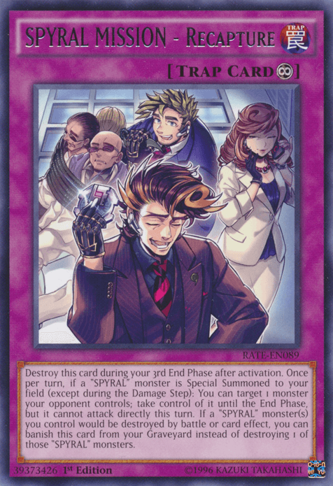 SPYRAL MISSION - Recapture [RATE-EN089] Rare - Josh's Cards