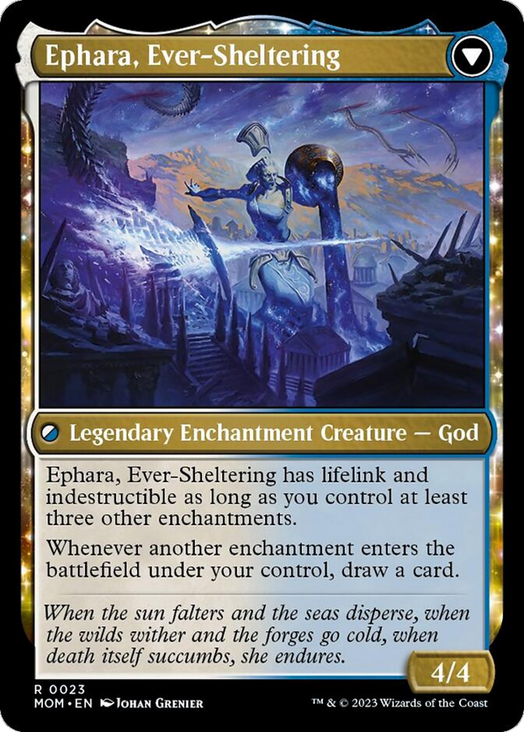 Invasion of Theros // Ephara, Ever-Sheltering (MOM-023) - March of the Machine: (enchantment) Foil