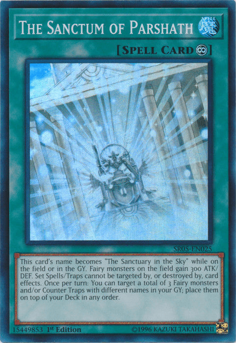 The Sanctum of Parshath [SR05-EN025] Super Rare - Josh's Cards