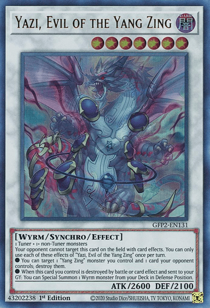 Yazi, Evil of the Yang Zing [GFP2-EN131] Ultra Rare - Josh's Cards