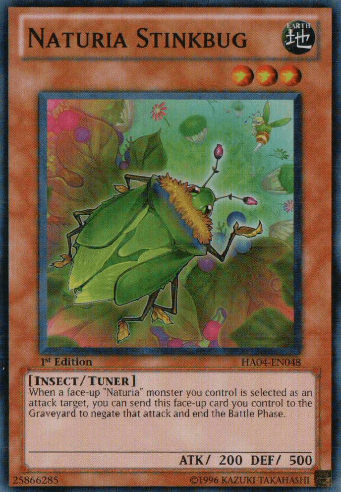 Naturia Stinkbug [HA04-EN048] Super Rare - Josh's Cards