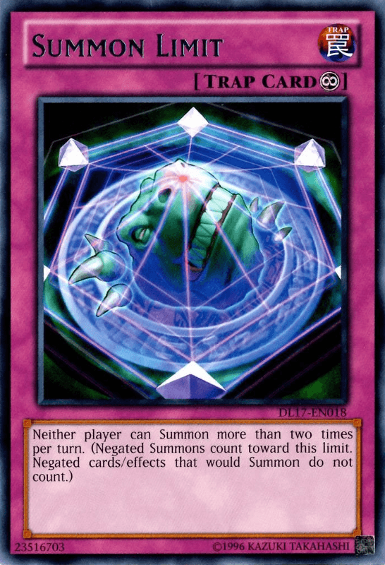 Summon Limit (Purple) [DL17-EN018] Rare - Josh's Cards
