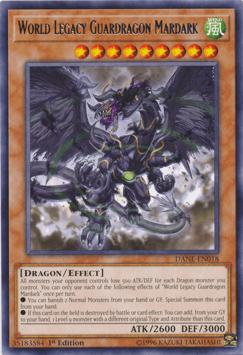 World Legacy Guardragon Mardark [DANE-EN018] Rare - Josh's Cards