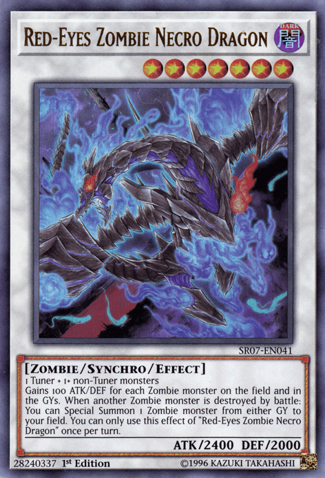 Red-Eyes Zombie Necro Dragon [SR07-EN041] Ultra Rare - Josh's Cards