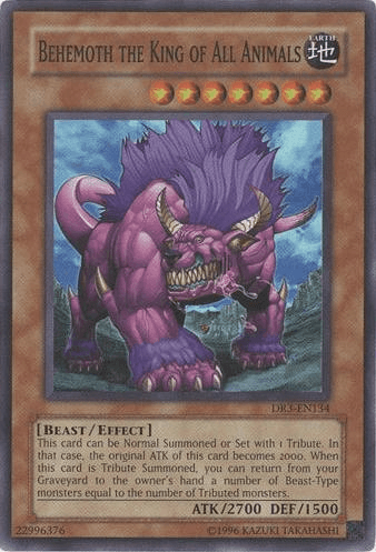 Behemoth the King of All Animals [DR3-EN134] Super Rare - Josh's Cards
