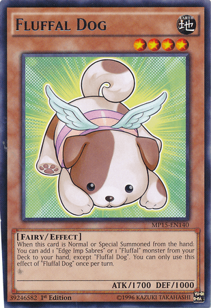 Fluffal Dog [MP15-EN140] Rare - Josh's Cards