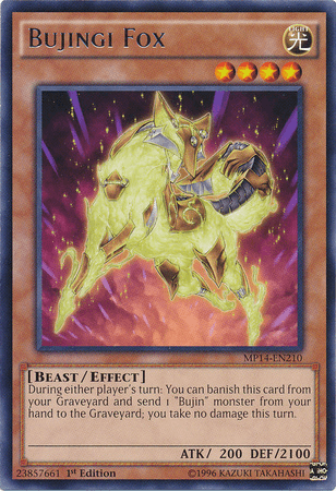 Bujingi Fox [MP14-EN210] Rare - Josh's Cards