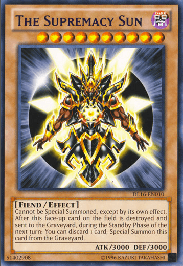 The Supremacy Sun (Purple) [DL16-EN010] Rare - Josh's Cards