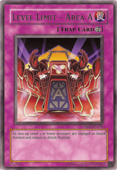 Level Limit - Area A [DR04-EN120] Rare - Josh's Cards