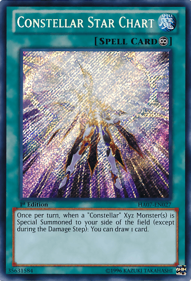 Constellar Star Chart [HA07-EN027] Secret Rare - Josh's Cards