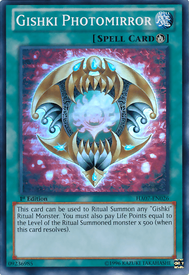 Gishki Photomirror [HA07-EN026] Super Rare - Josh's Cards