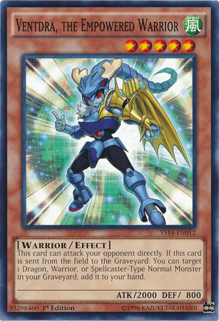 Ventdra, the Empowered Warrior [YS14-EN012] Common - Josh's Cards